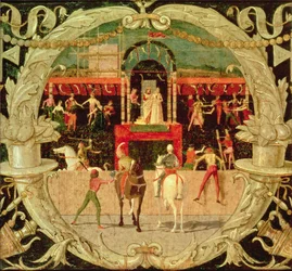 Der Raub der Sabinerinnen (nach dem Signal) ca. 1490